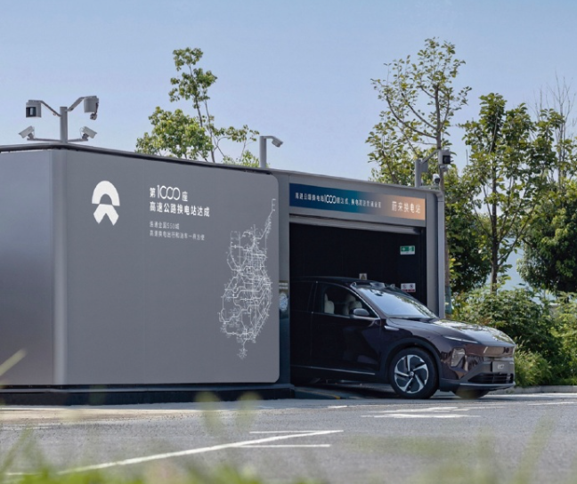 NIO Launches 1,000th Highway Battery Swap Station