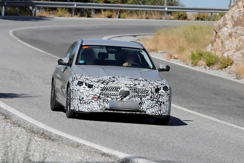 New Mercedes-Benz C-Class Station Wagon Spy Photos Revealed with Exterior Adjustments