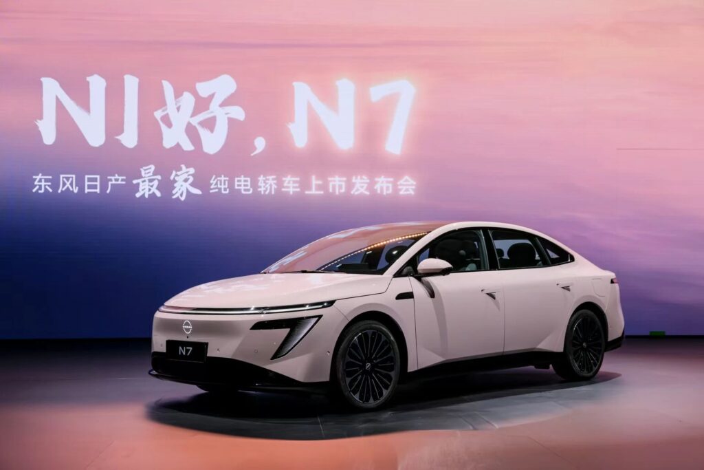 Dongfeng Nissan N7 Achieves Top Sales in June for Joint Venture Electric Vehicles