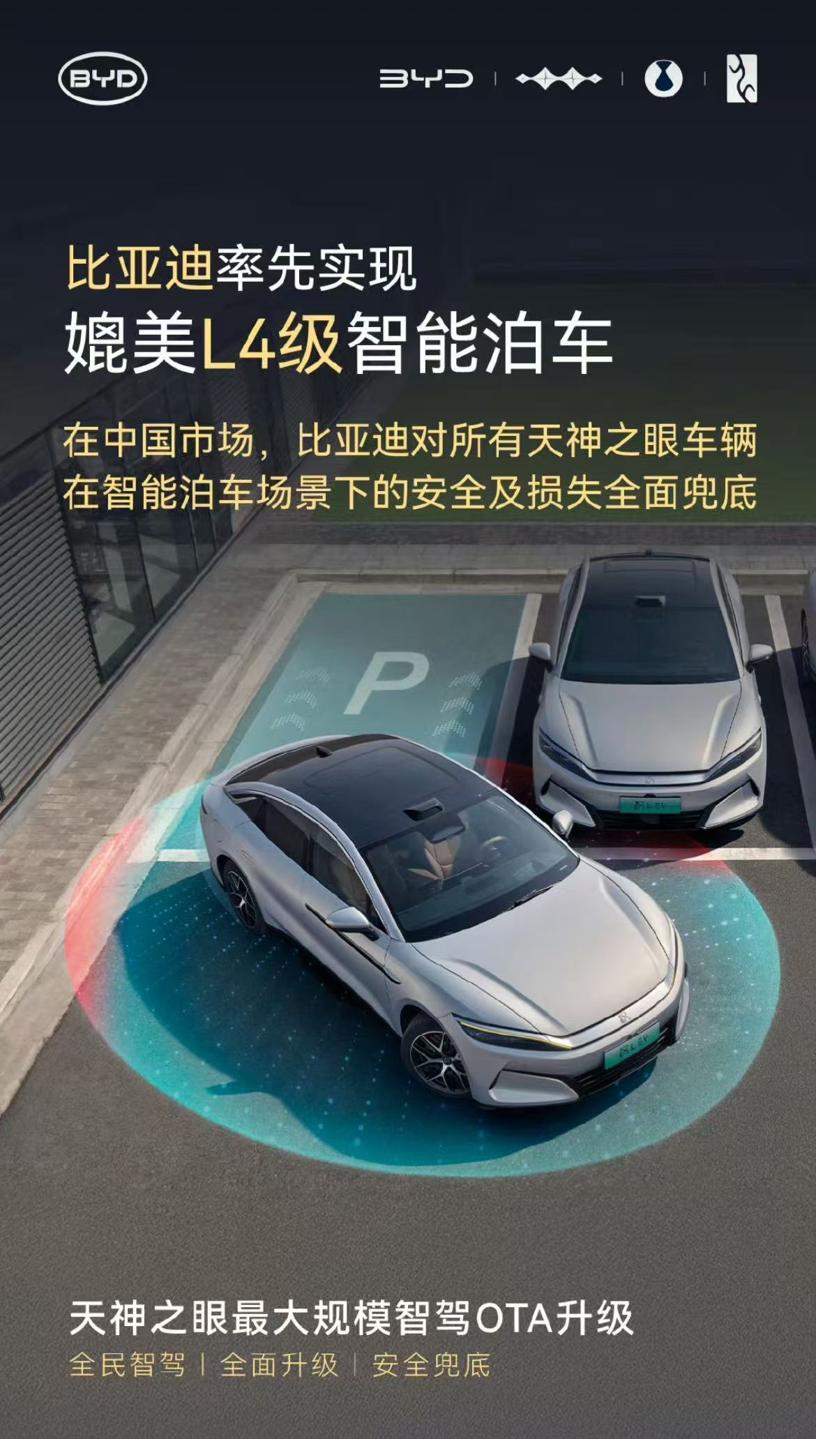 BYD Achieves L4-Level Smart Parking and Guarantees Safety for 'Tianshen Eye' Vehicles
