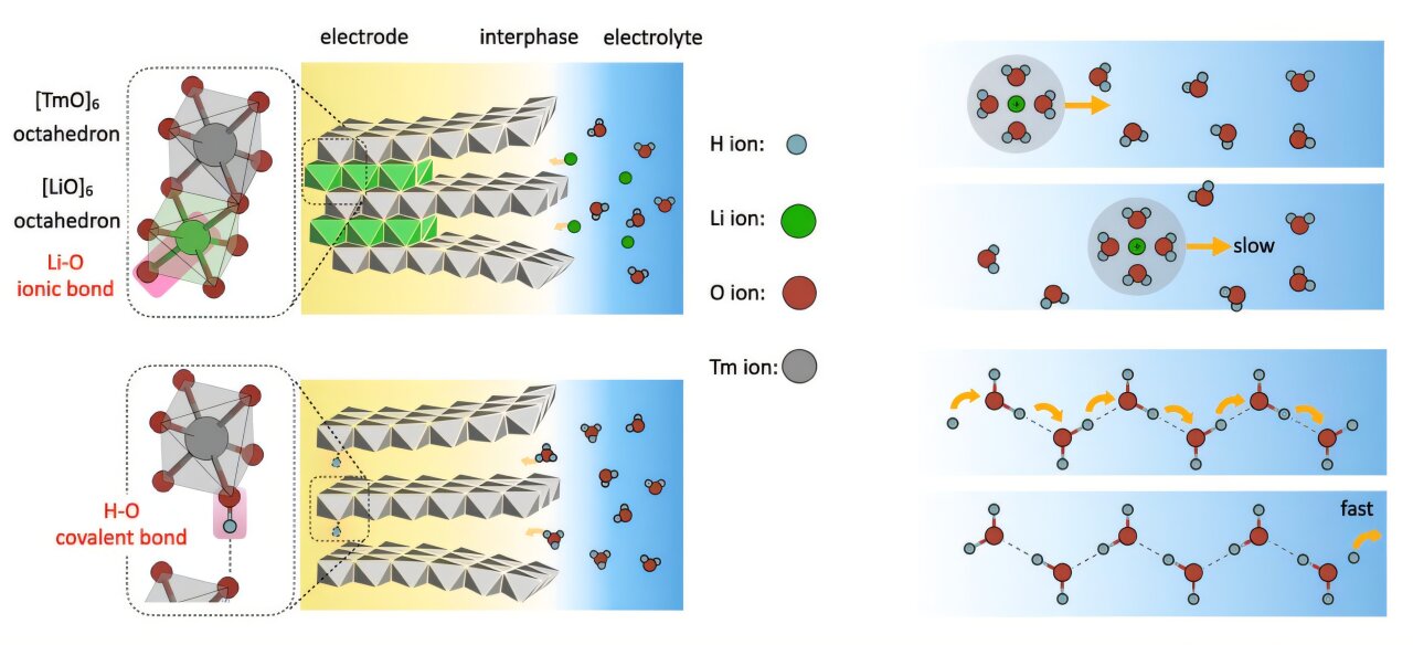 New Research Unveils Key Mechanisms of Proton Storage and Transfer in Aqueous Batteries
