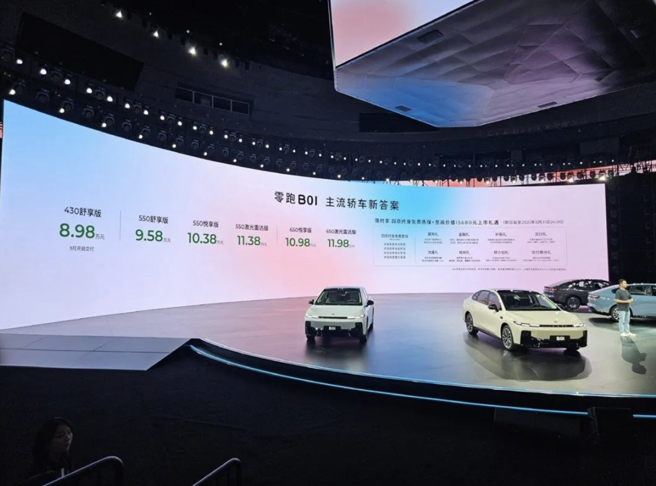 Leap Motor Launches B01 Electric Sedan Amid Strategic Partnerships