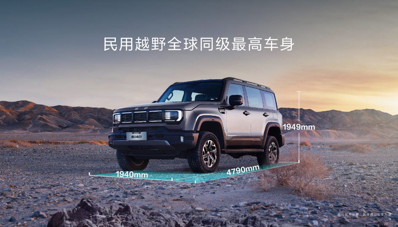BJ40 Fuel Version Launched with New Price Starting at 126,900 Yuan