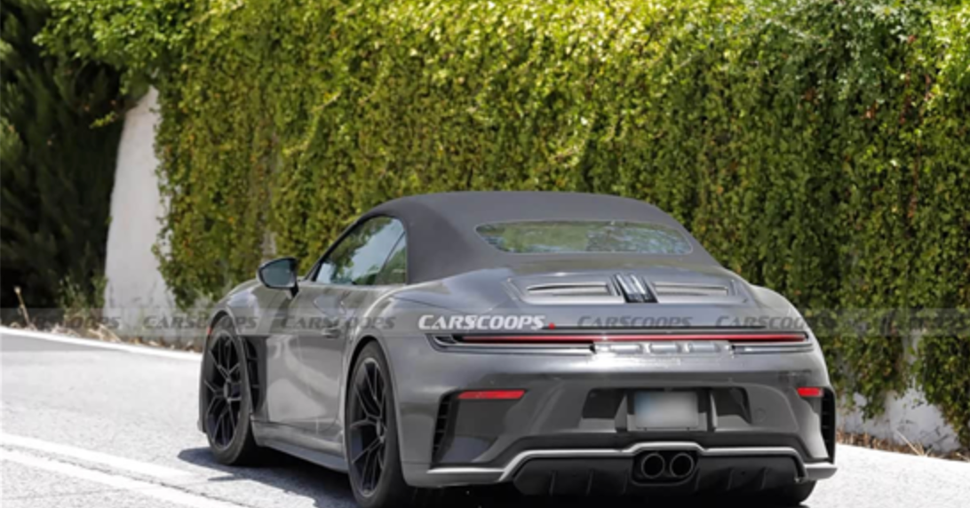 New Porsche 911 Speedster Test Photos Leaked